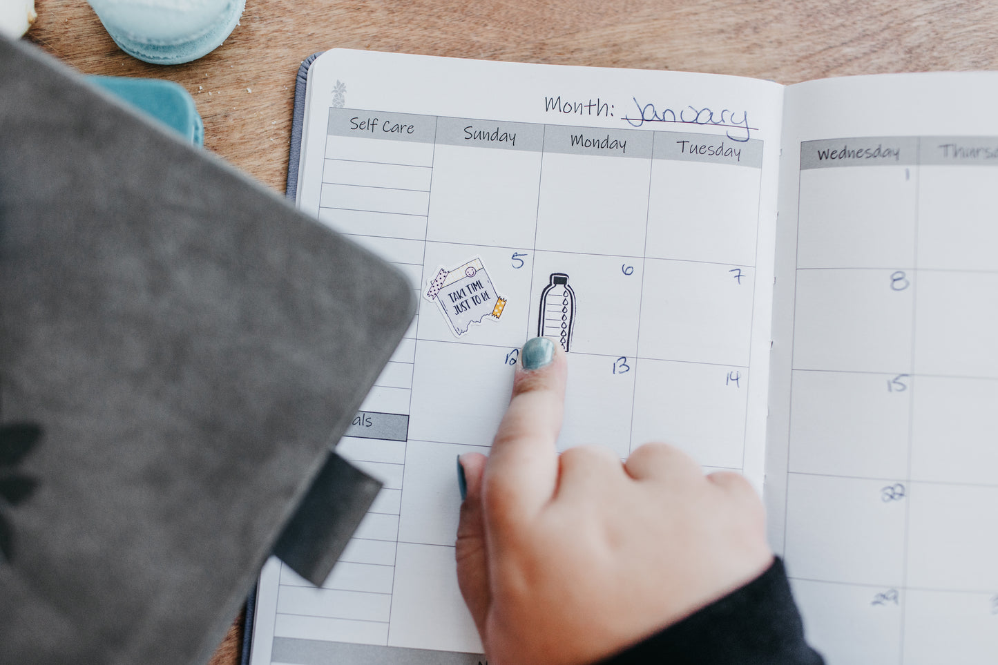 - Undated Pineapple Planner -